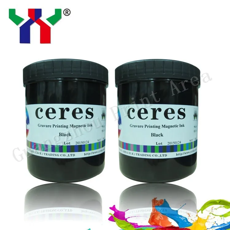 1000 г/пакет трафаретная печать черные магнитные чернила безопасность Быстрая