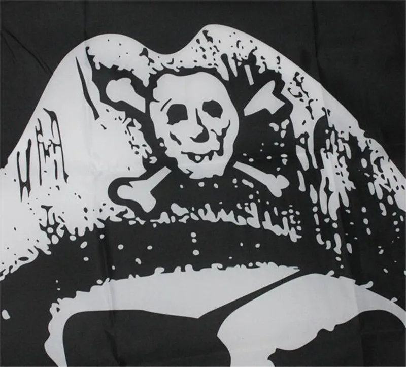 Пиратский Флаг черепа и скрещенных костей сабли мечи пират Веселый Роджер флаги