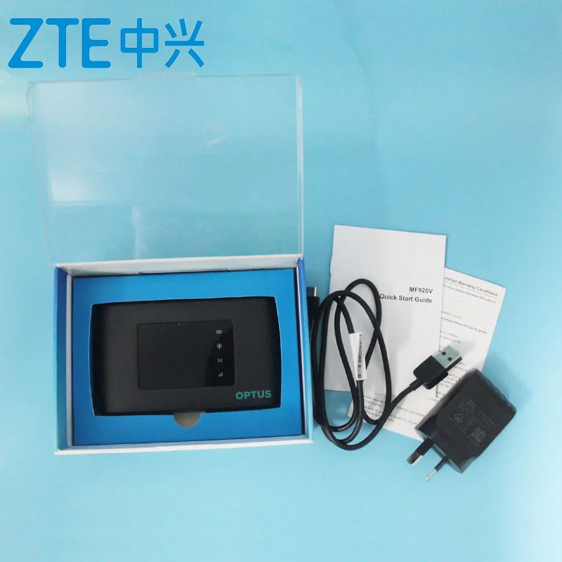 Разблокированный Новый Optus zte 4G Wi-Fi модем MF920v Карманный wifi-роутер | Компьютеры и