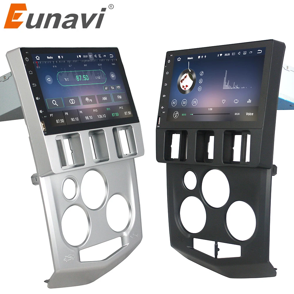 Eunavi один 1 Din 8 ''Android 7 автомобильный Радио стерео для Renault Logan L90 GPS навигация с 2G