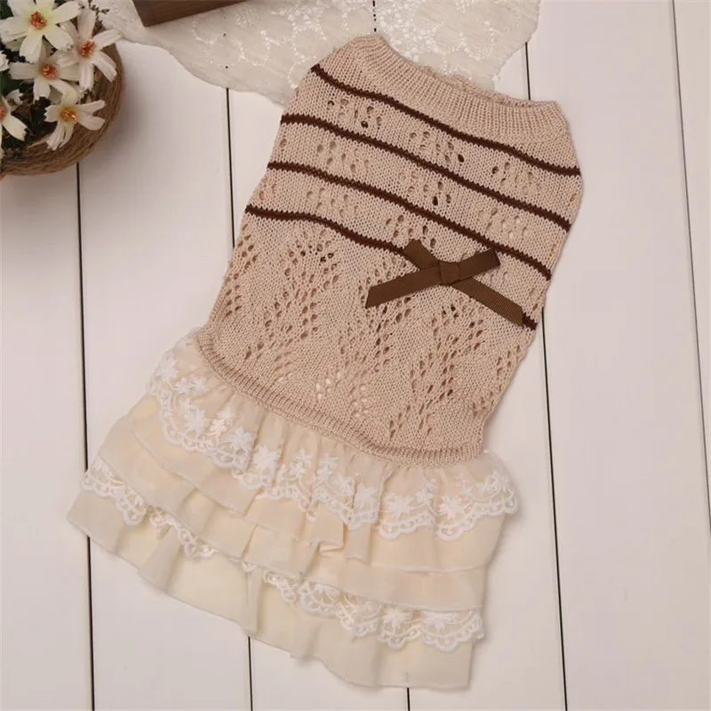Pipifren на весну Вязание товары для собак платья женщин Свадебные Принцесса