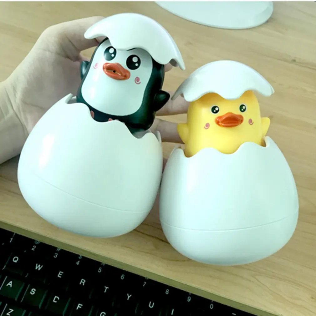 Детская утка Забавный Пингвин Играть Вода Распыление воды детская игрушка для