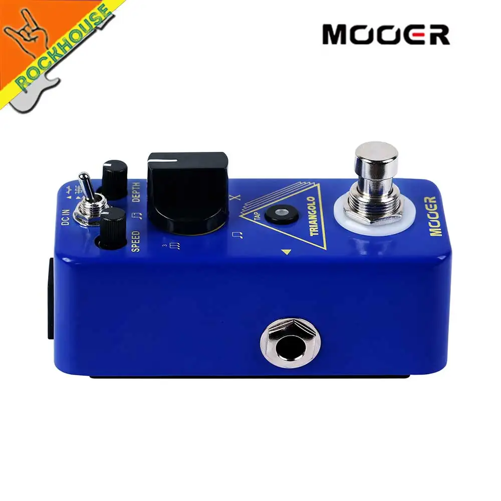 MOOER TRIANGOLO цифровая Педаль тремоло 3 выбираемые формы волны кран функция темпа 5