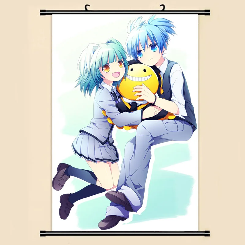 Ansatsu Kyoushitsu убийства классная комната для стен древний свиток живопись 40x60 картина