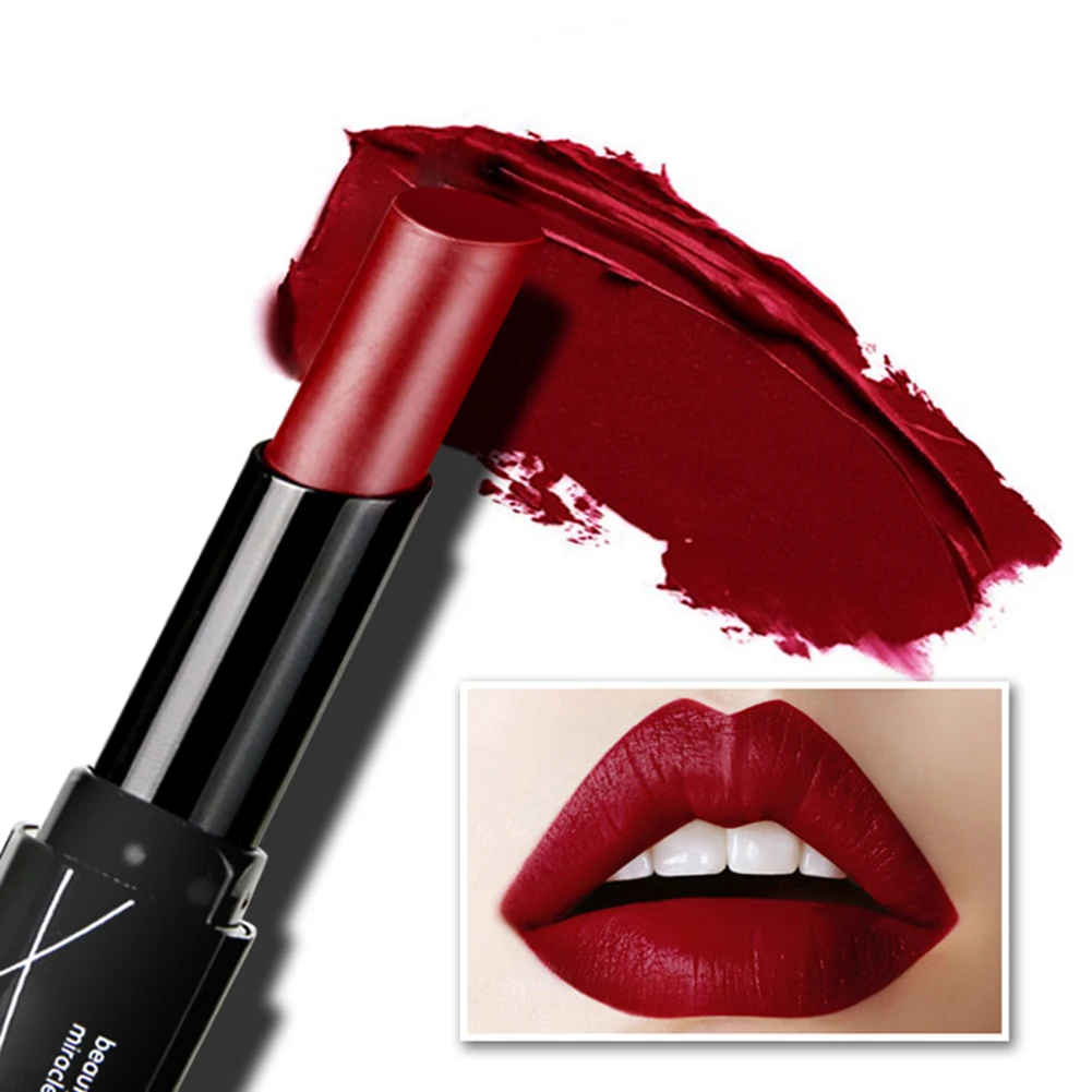 Для женщин длинные прочная водостойкая помада губ глянцевый карандаш ручка