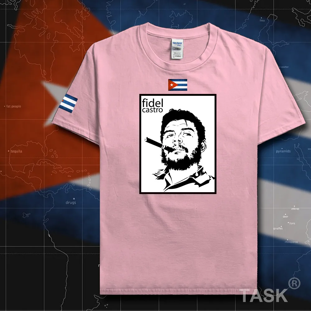 Мужская футболка Fidel каштро 2018 трикотажная memorial Cuba Che Че Гевара 100% хлопок футболки
