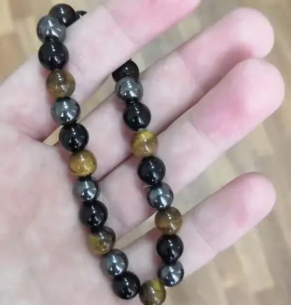 Трендовый гематитовый браслет с тигриным глазом ювелирные изделия для женщин