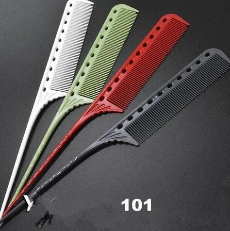

2pcs New Arrivel Red Professional Salon Barber Comb