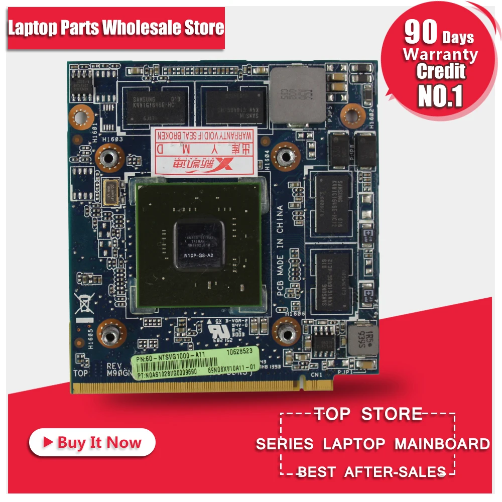 Видеокарта VGA GT240M MXM 1 ГБ DDR3 N10P GS A2 для For Asus M90GN C90P C90S M60J полностью