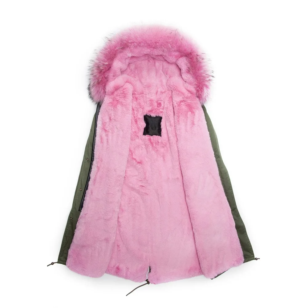 

Women's faux fur coat long Fur Jacket Outerwear Long Parka Winter Coat