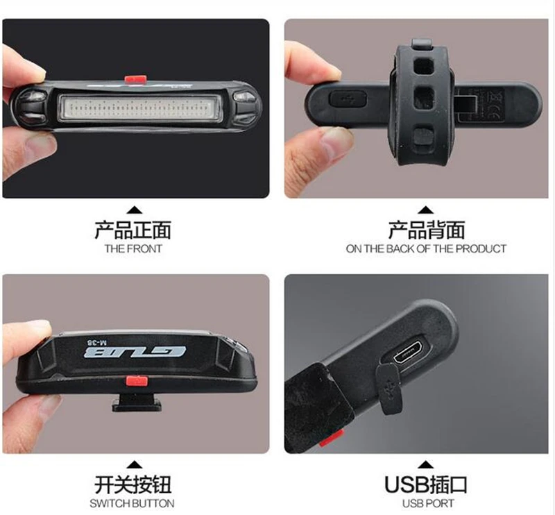 Задсветильник фсветильник для велосипеда 3 цвета | Спорт и развлечения