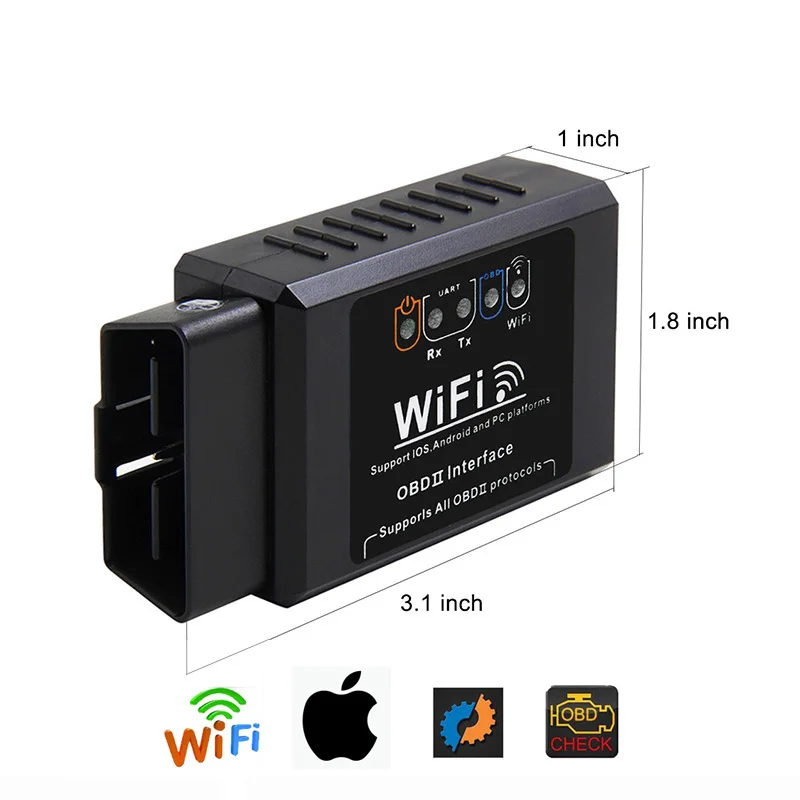 Elm327 Wi Fi OBD2 V1.5 аппаратный диагностический сканер для автомобилей инструмент