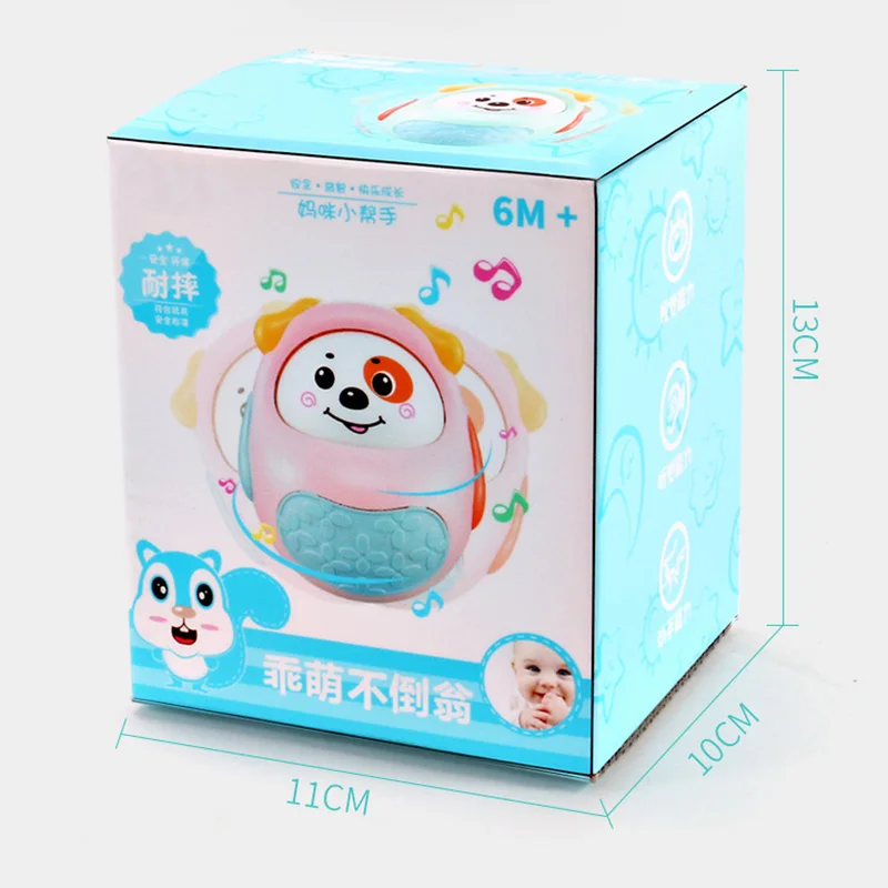 

Baby Cute Animals Dog Tumbler Toy Novelty Rocking the Head of Doll Educational Toys for Kids Baby