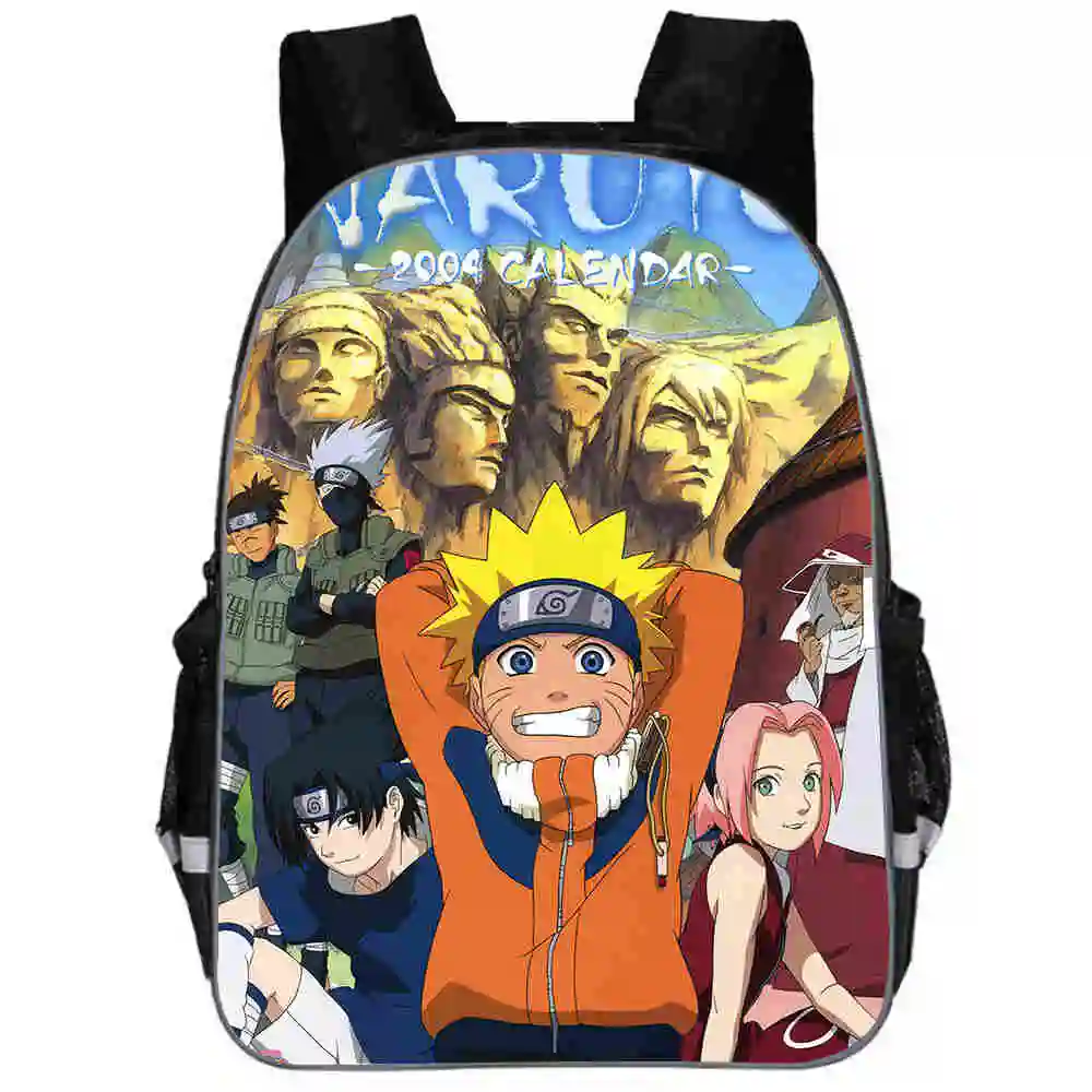 Наруто рюкзак Uchiha SASUKE uzumaki для подростков мальчиков девочек малышей животных детей школьные сумки для книг мужчин женщин Рок Mochila Bolsa - Цвет: L