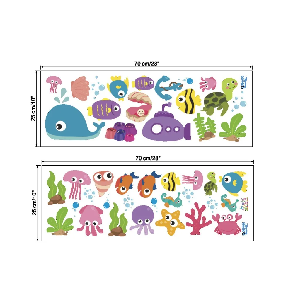 Catoon милые наклейки на стену детская комната фотообои съемные экологически