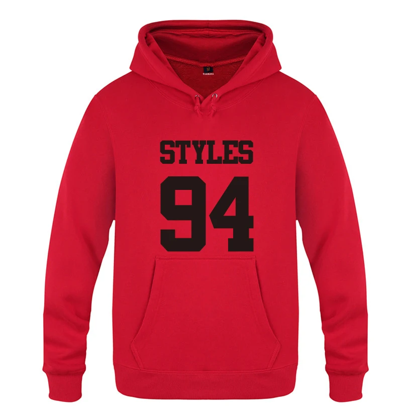 

Harry Styles 94 - One Direction Music Hoodies Men 2018 Men's Pullover Fleece Hooded Sweatshirts
