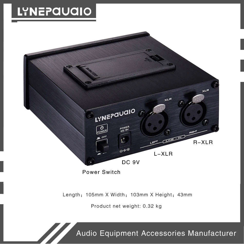 Hi Fi усилитель для наушников с монитором высокой мощности XLR сбалансированный