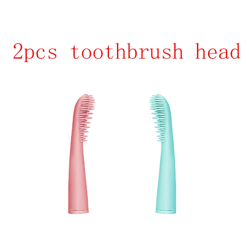 Electric Tooth Cleaner Deep Clean Teeth Whitening Oral Hygiene Teeth Cleaning Waterproof IPX6 Electric Fresh Breath Toothbrush - Цвет: 2pcs toothbrush head