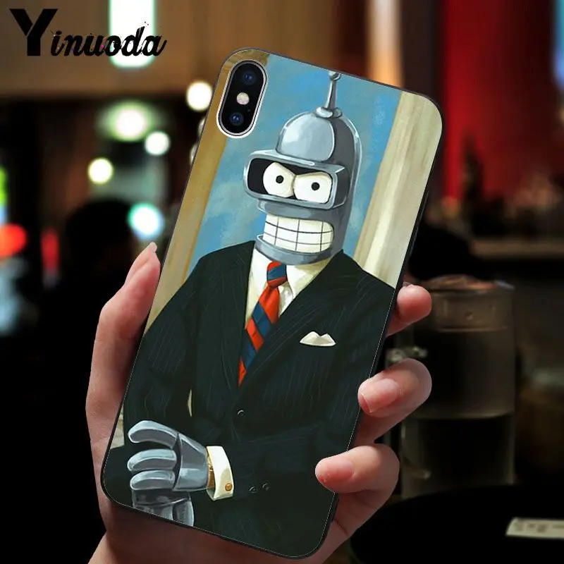 A6 11pro MAX Futurama Bender Bite My Shiny рукоделие принт рисунок чехол для телефона чехол для iPhone 8 7 6S Plus X XS MAX 5 5S SE XR чехол - Цвет: A6