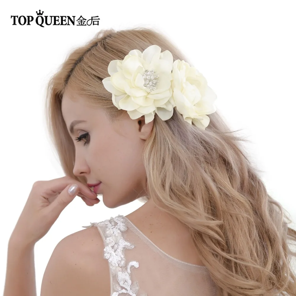 TOPQUEEN HP50 D DIY головной убор аксессуары для волос свадебного торжества ткань цветок