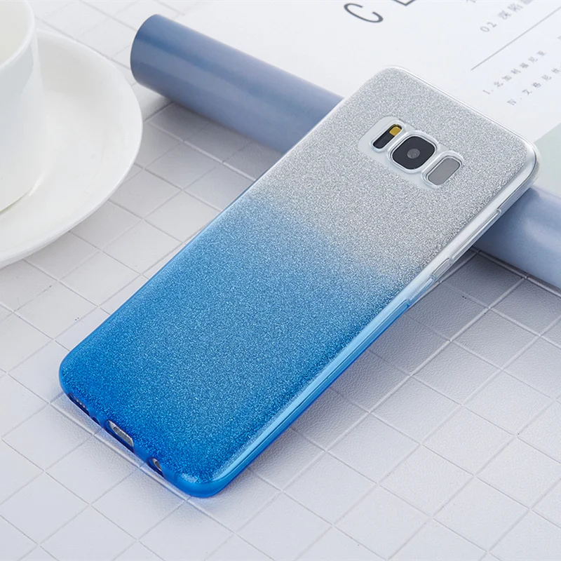 Glitter Case for Samsung Galaxy A3 A5 A7 2016 J3 J5 J7 2017 J2 Pro Prime A8 2018 S5 Neo S6 S7 edge S8 S9 Plus 2 In 1 Cover CAPA |