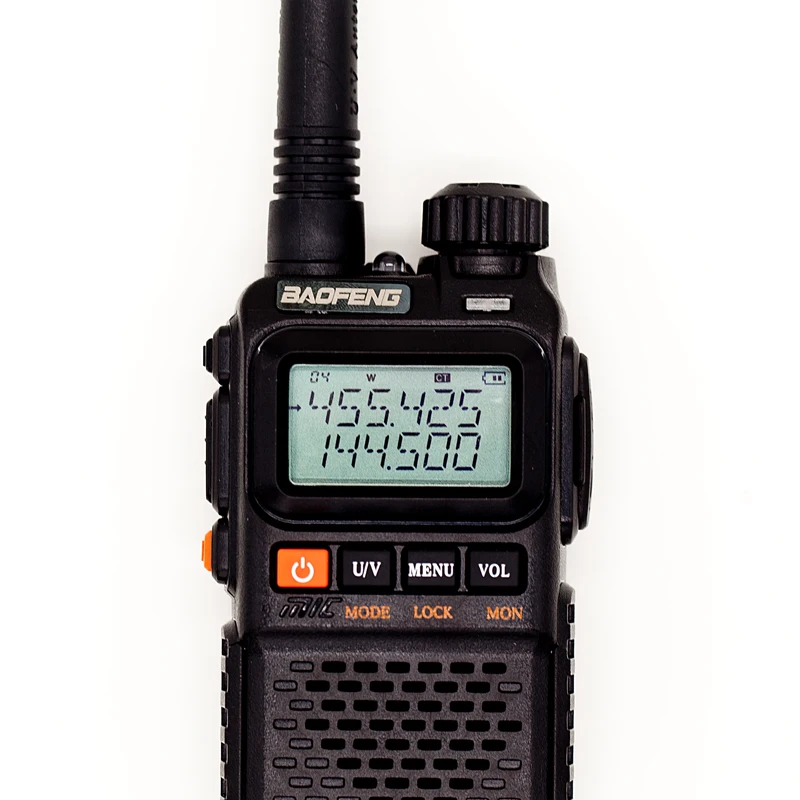 Горячая!!! Walkie Talkie Baofeng УФ-3R + ПЛЮС Dual Band 137-174 МГц 400-470 2 Вт 99CH портативный
