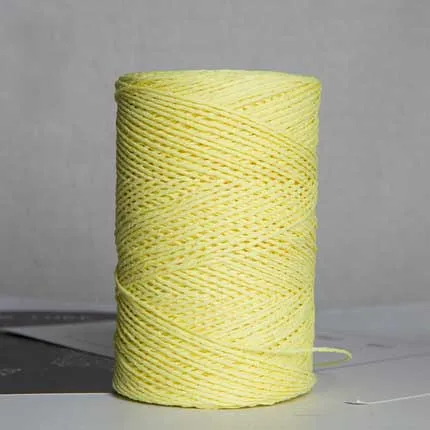 bright yellow 500 г/рулон соломенные из пальмового волокна пряжа для ручного вязания летняя соломенная шляпа сумки Органическая пряжа крючком ручной работы DIY материал - Цвет: bright yellow