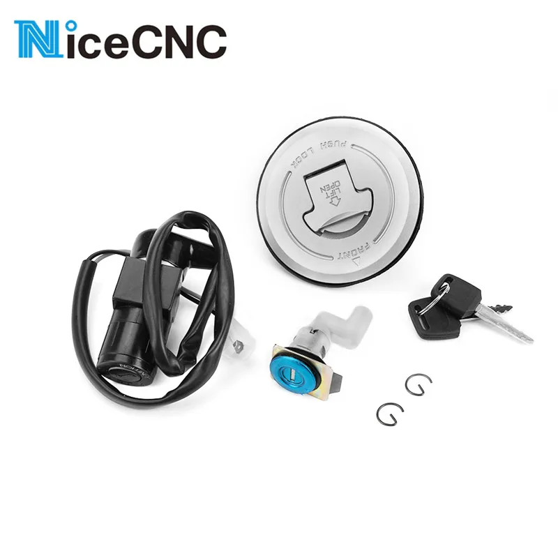 

Motorcycle Ignition Switch Lock Fule Gas Tank Cap Seat Handle Locks for Honda CBR125 CBR 125 2004-2010 2009 2007 2006 2005