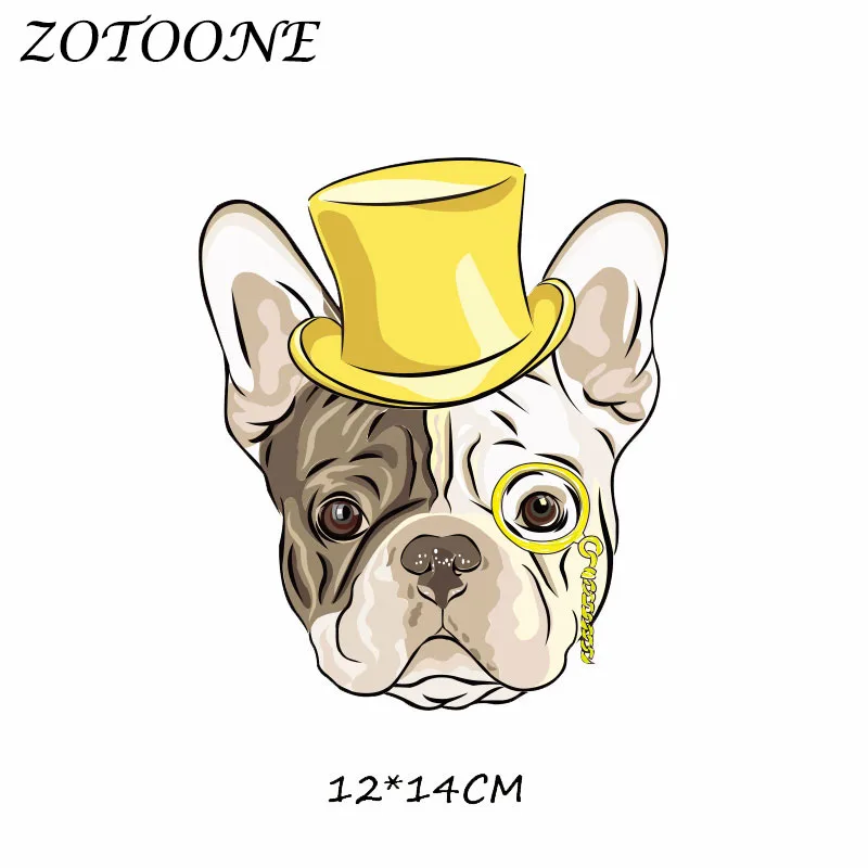 ZOTOONE милый лучший друг собака патч железные на передачу патчи для одежды бисером аппликация одежда животное DIY аксессуары украшения