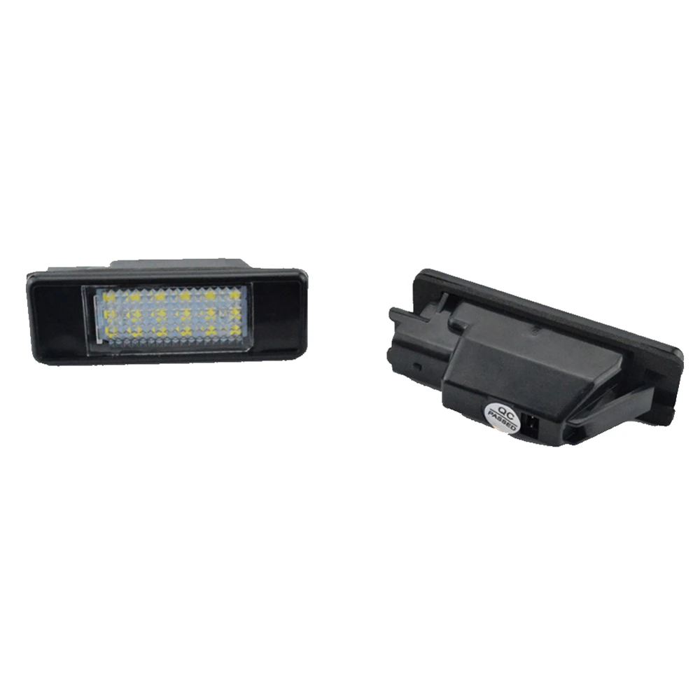 2Pcs Error Free 18 LED License Plate Light for Peugeot 207 308 Citroen Berlingo C2 C3 Pluriel Baujahr 2004-2009 C4 C5 C6 DS3 P12 |