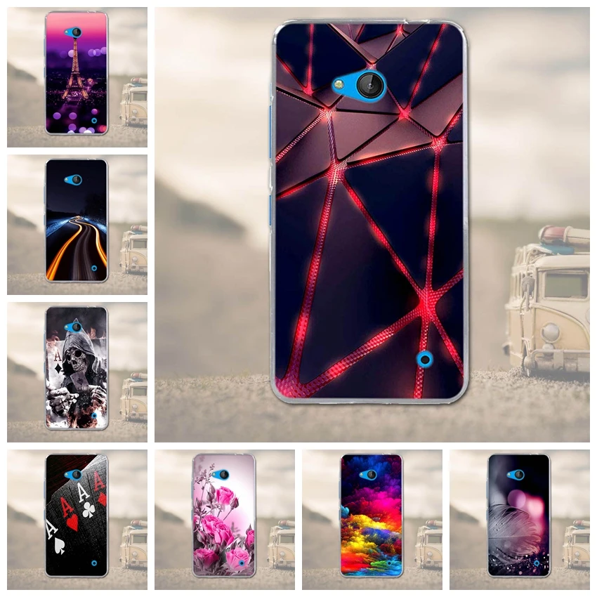 Силиконовый чехол для Nokia Microsoft Lumia 640 задняя крышка чехлы из ТПУ мягкая обложка