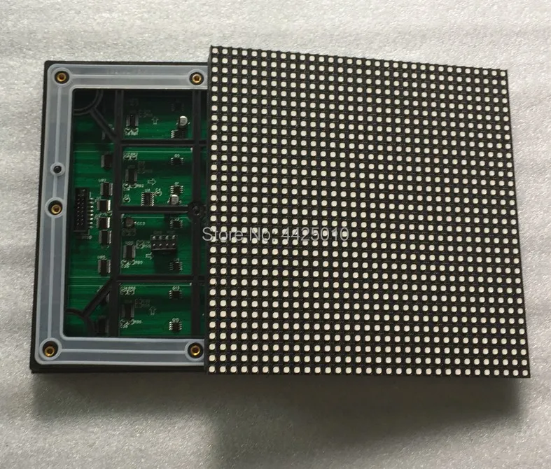 Уличный светодиодный модуль P6 HUB75 интерфейс 2727 SMD 192*192 мм IP65 с проводом|Монитор и