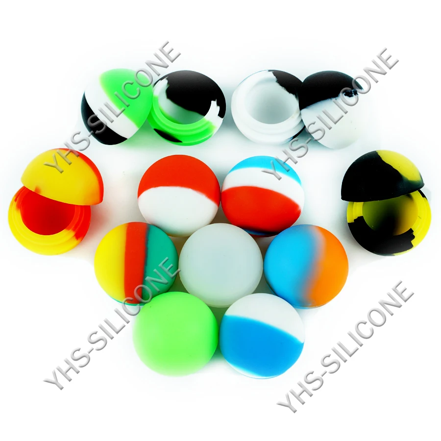 5 6 мл x 100 шт. продвижение силиконовые контейнеры для восковой массы масла коробки