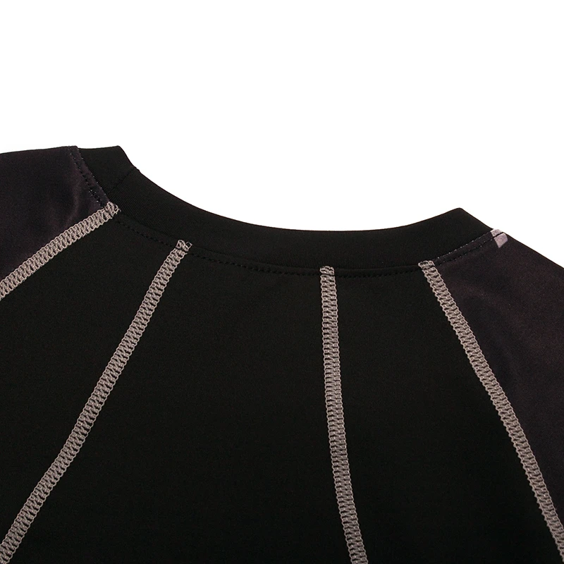 Для мужчин спортивные Tight дышащая быстросохнущая Running рубашки баскетбол обучение