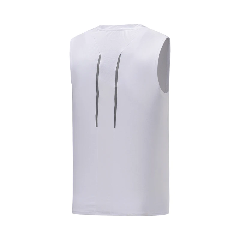 Li-Ning мужская тренировочная воздушная майка тонкая футболка без рукавов на день