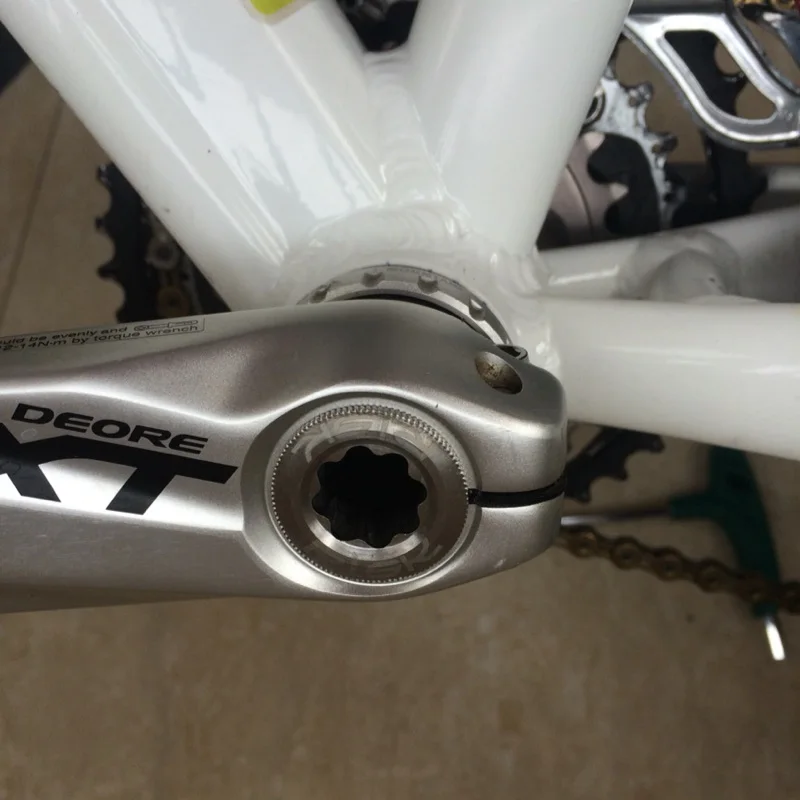 RISK M20X8mm Нижний Кронштейн бензопилы BB Cranks крышка чашки Arm болт/резьба Титан Ti Crankset крепежный болт винт