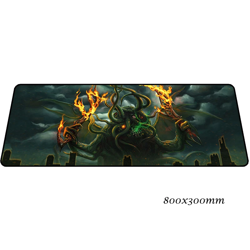 design 10 Cthulhu коврик для мыши 80x30 см, Подарочный игровой коврик для мыши, большой геймерский коврик, яркий компьютерный стол, коврик для мыши, клавиатура, большие игровые коврики - Цвет: design 10