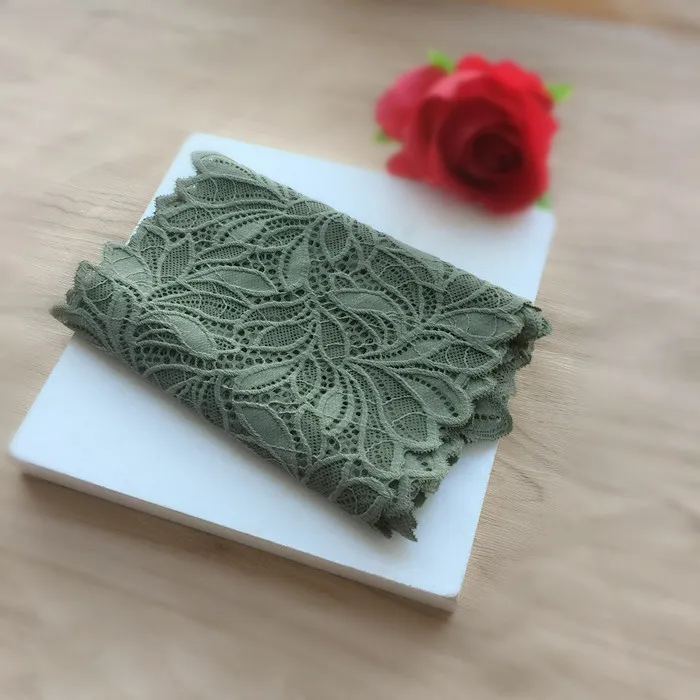 См 18 5 см Широкий кружево кружевная тесьма для отделки украшения Эластичный