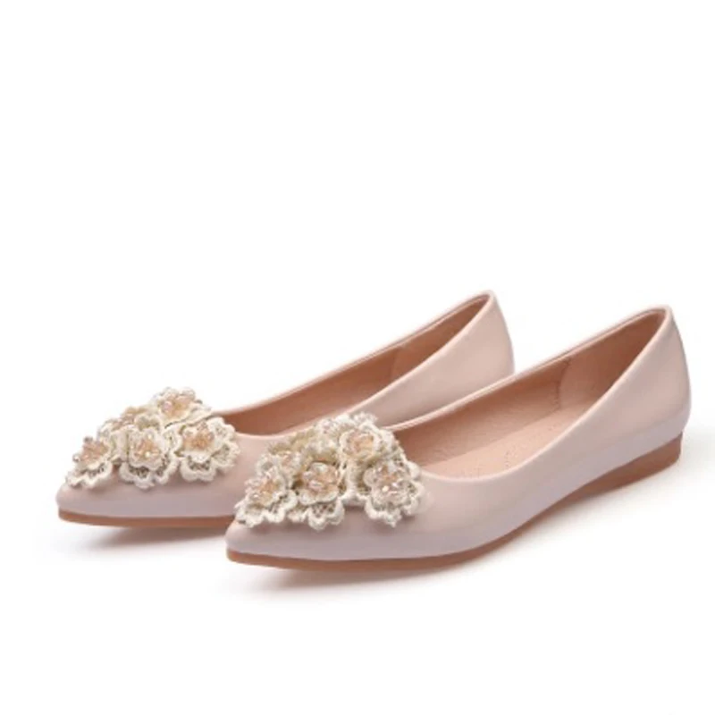 TIMETANG для женщин натуральная кожа обувь с плоской подошвой цветочным узором на