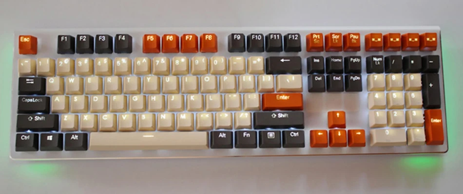 108-key OEM Carbon Keycaps PBT Double Shot для Cherry MX переключатели механических клавиатуры