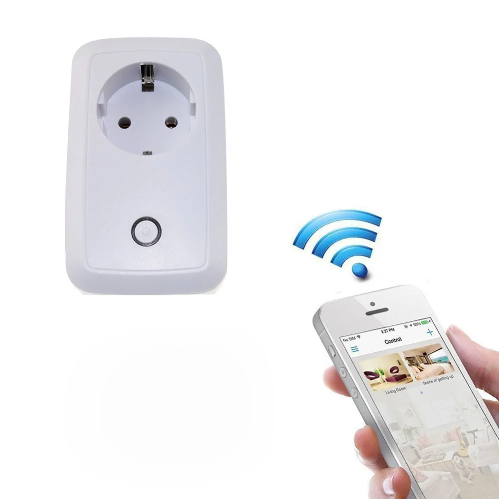 Смарт розетка kebidu S20 с Wi Fi Евророзетка/Американская беспроводной пульт
