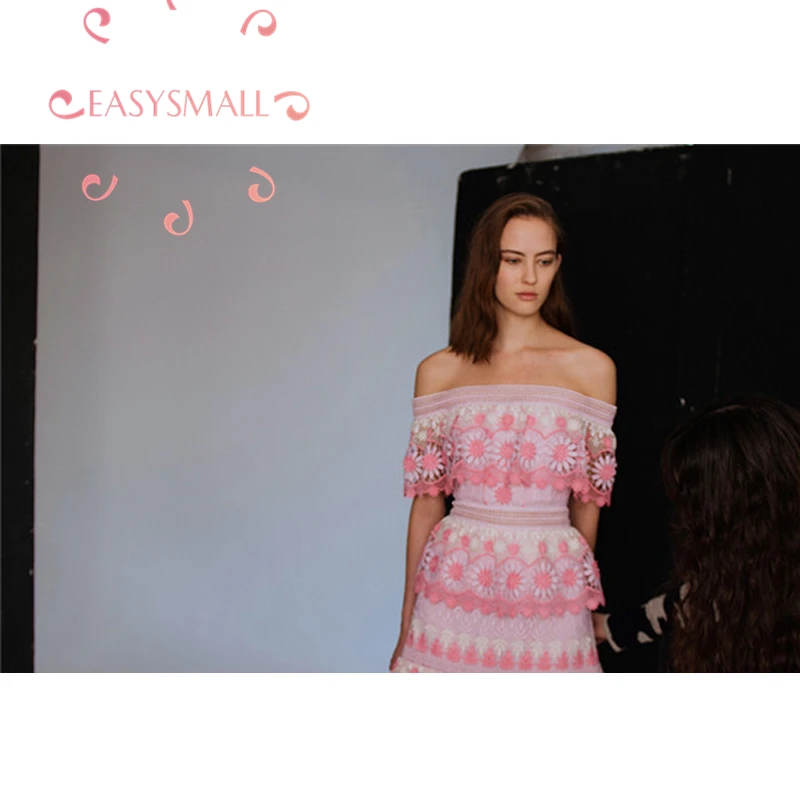 EASYSMALL женская модная летняя одежда с цветами высококачественное облегающее