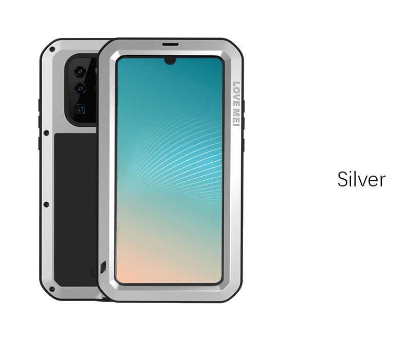Для huawei P30 Pro Чехол LOVE MEI ударопрочный грязезащитный водостойкий металлический защитный чехол для телефона для huawei P30 Lite P30