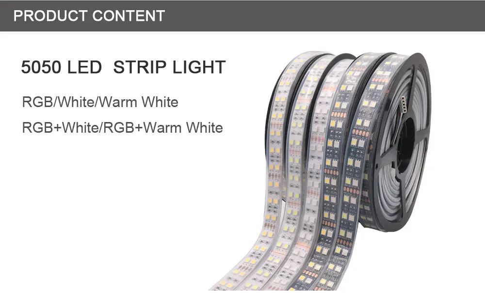 5050 Двухрядные RGB светодиодные ленты водонепроницаемый 120 светодиодный s/m 5 м чёрно-белые печатные платы RGBW RGBWW светодиодный светильник DC 12 В 24 В IP30/IP67