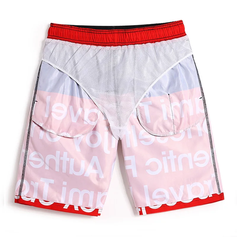 Мужские летние шорты спортивные быстросохнущие в полоску 2018|Плавки и пляжные