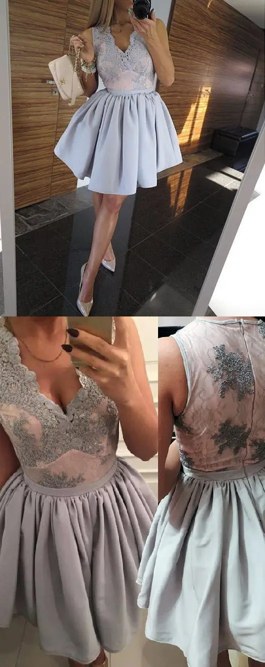 Недорогие кружевные атласные платья с v-образным вырезом и оборками vestidos de graduacion короткое платье для выпускного вечера платья для выпускного вечера