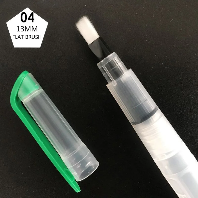 FINE TIP 04 1/3/6 шт. многоразового Краски щетка воды Цвет Кисть мягкая вода Цвет щетка чернильная ручка для Краски ing Calligraph рисунок товары для рукоделия - Цвет: FINE TIP 04