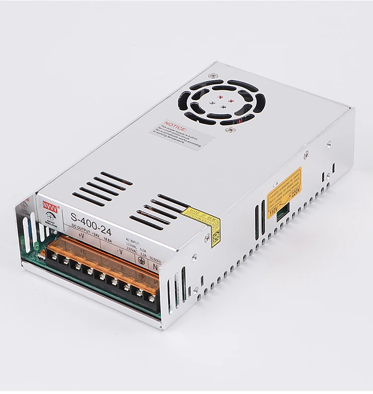NVVV S-400w-24v16.6a импульсный источник питания Промышленная Автоматизация промышленное управление трансформатор освещения с одним выходом