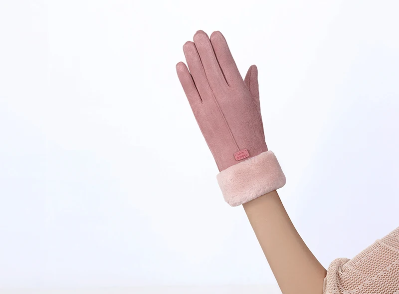 Женские перчатки s Finger Утепленные зимние теплые варежки высокого качества сенсорный экран для женщин перчатки