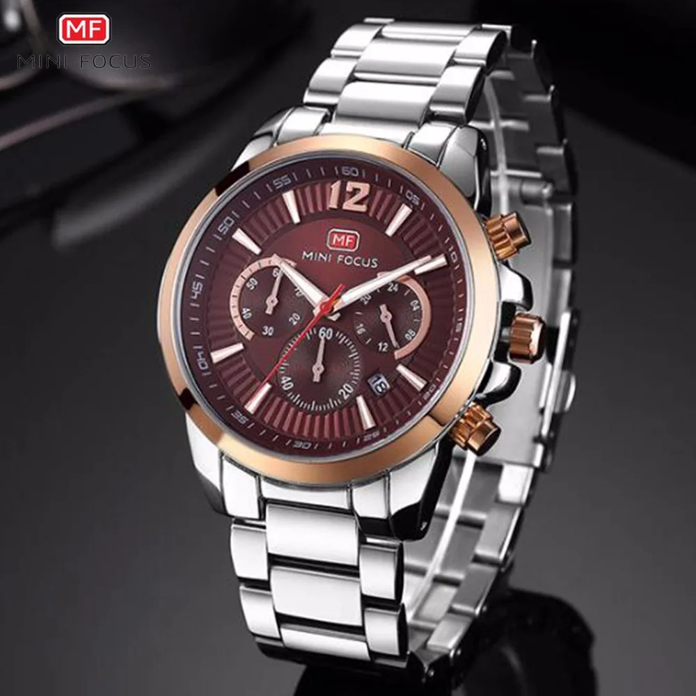 Мини фокус наручные часы Для мужчин лучший бренд класса люкс известный мужской